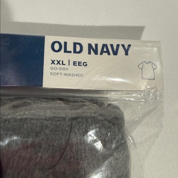 Old Navy Men's Crew-Neck Tees - Black, White, and Gray - Picture 2 of 6